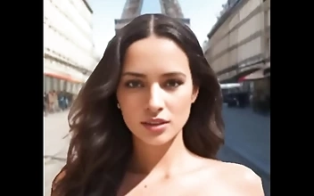 JAV Enchantress in Paris Street Exposé - 甘美なヌードを暴く！