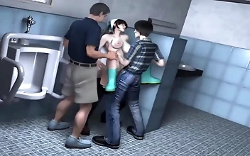 JAVドリーム〜巨乳魔法使いとラッキー生徒の変態3Dシーン