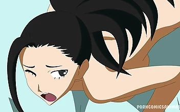 JAV 僕のヒーローアカデミア ポルノパロディ モモとデクの甘美な冒険（ハードセックス） 【熟女アニメ 変態